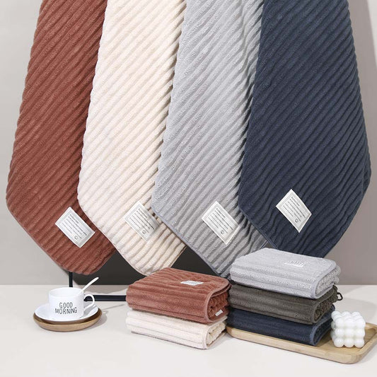 Raw N Beauty Plush Ribbed Body Towel