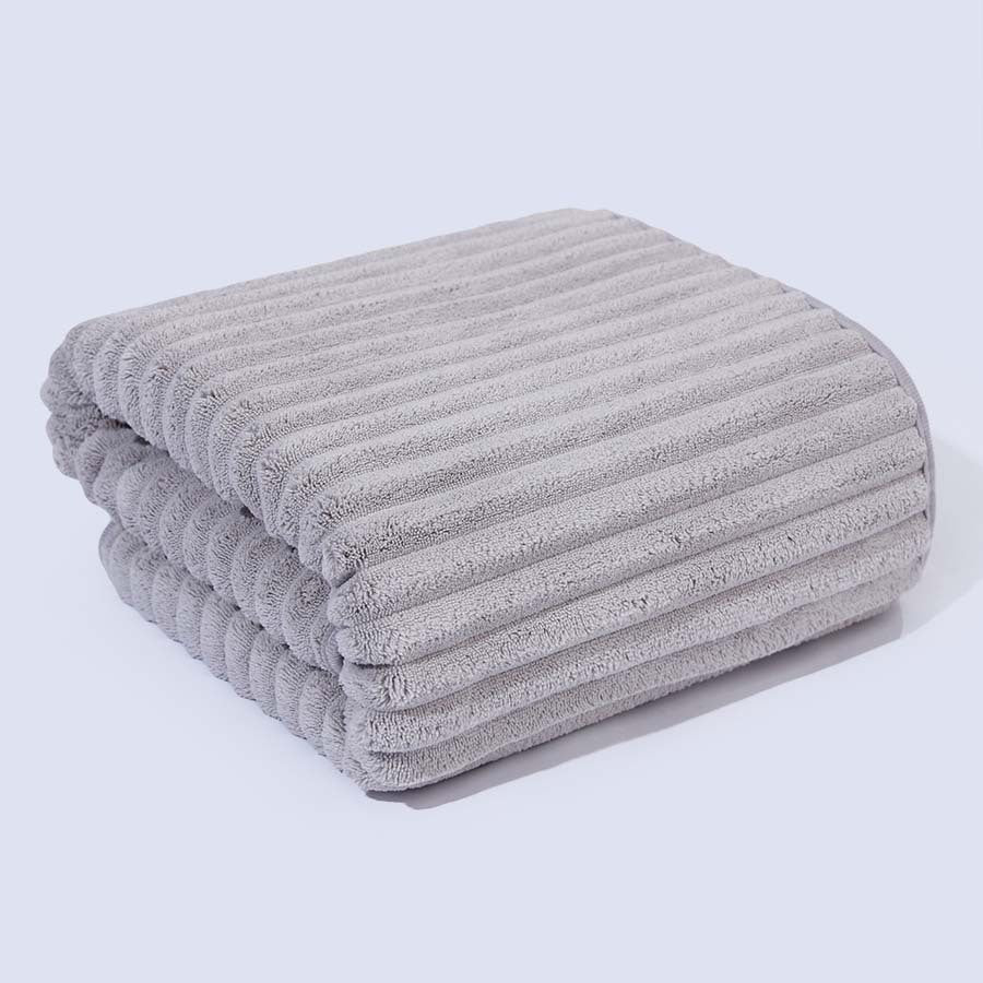 Raw N Beauty Plush Ribbed Body Towel