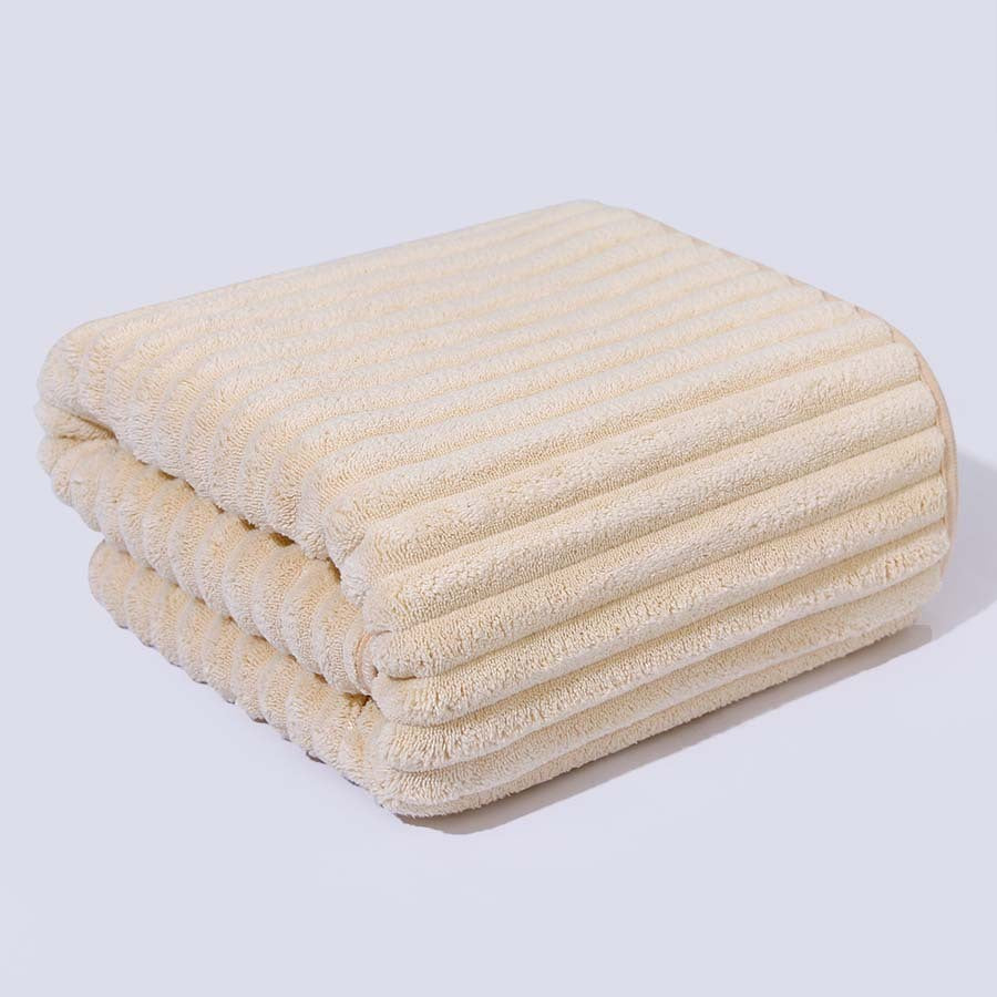 Raw N Beauty Plush Ribbed Body Towel